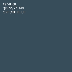 #374D59 - Oxford Blue Color Image